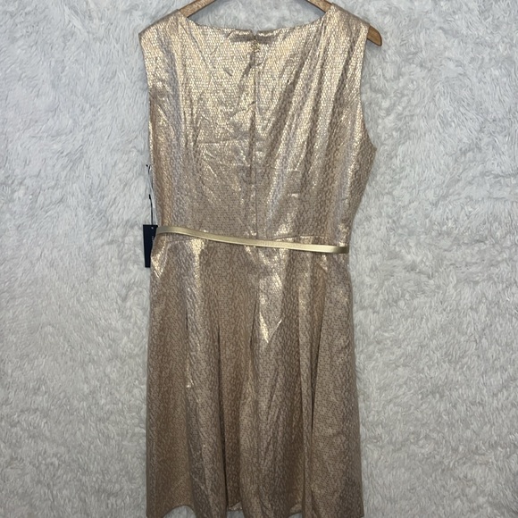 Tommy Hilfiger Gold Dress Size 18 NWT - Picture 5 of 5